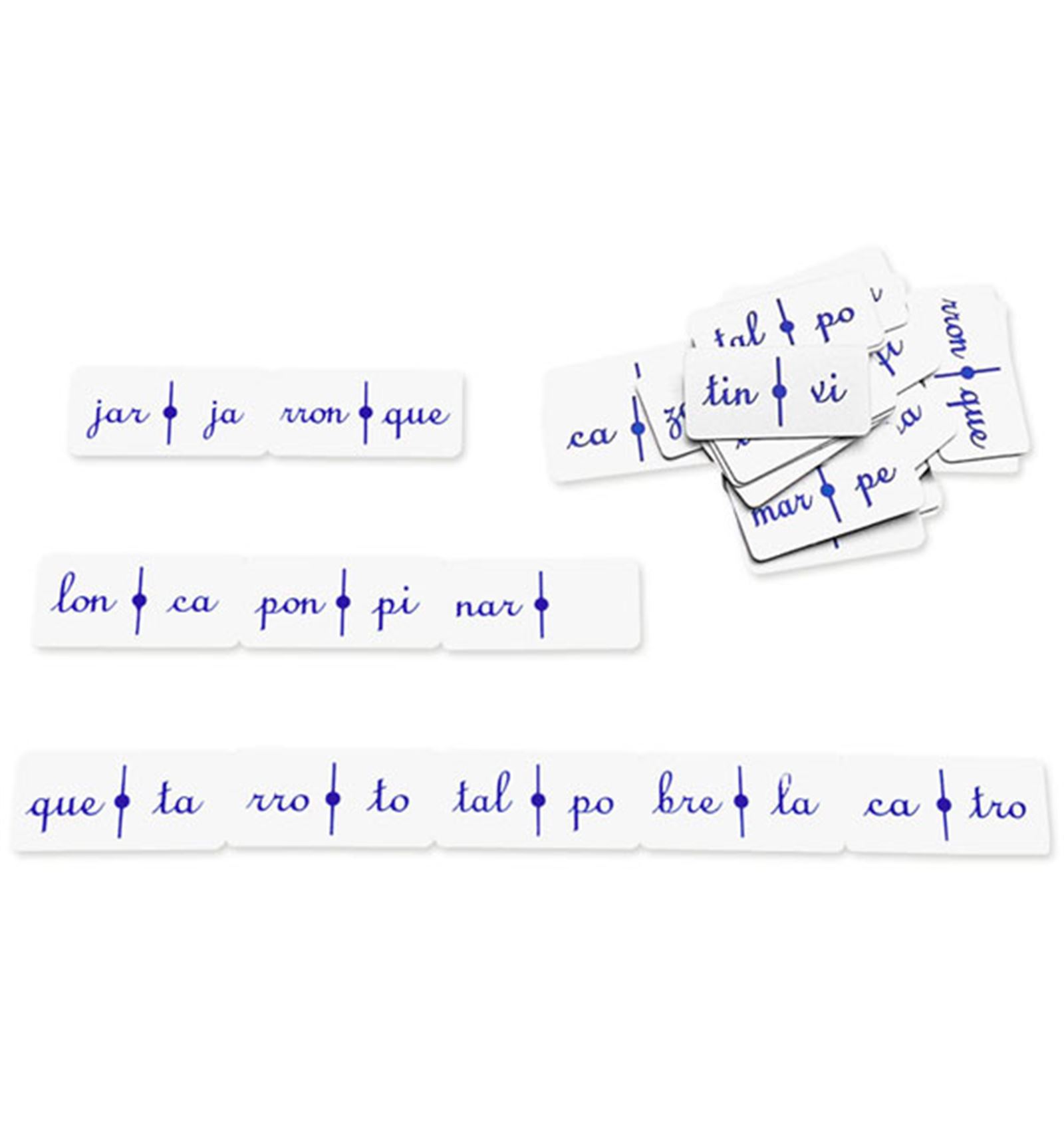 ****descatalogado*** DOMINO SILABICO  *** NUMERO 2 ***