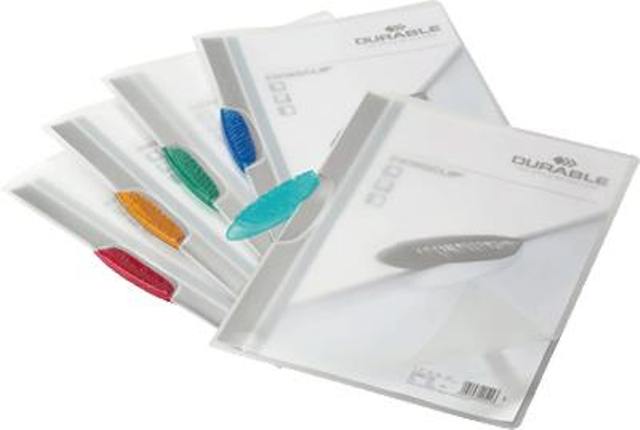 ****descatalogado*** DOSSIER CLIP SWINGCLIP TRSP.AZUL 30H A4 226014