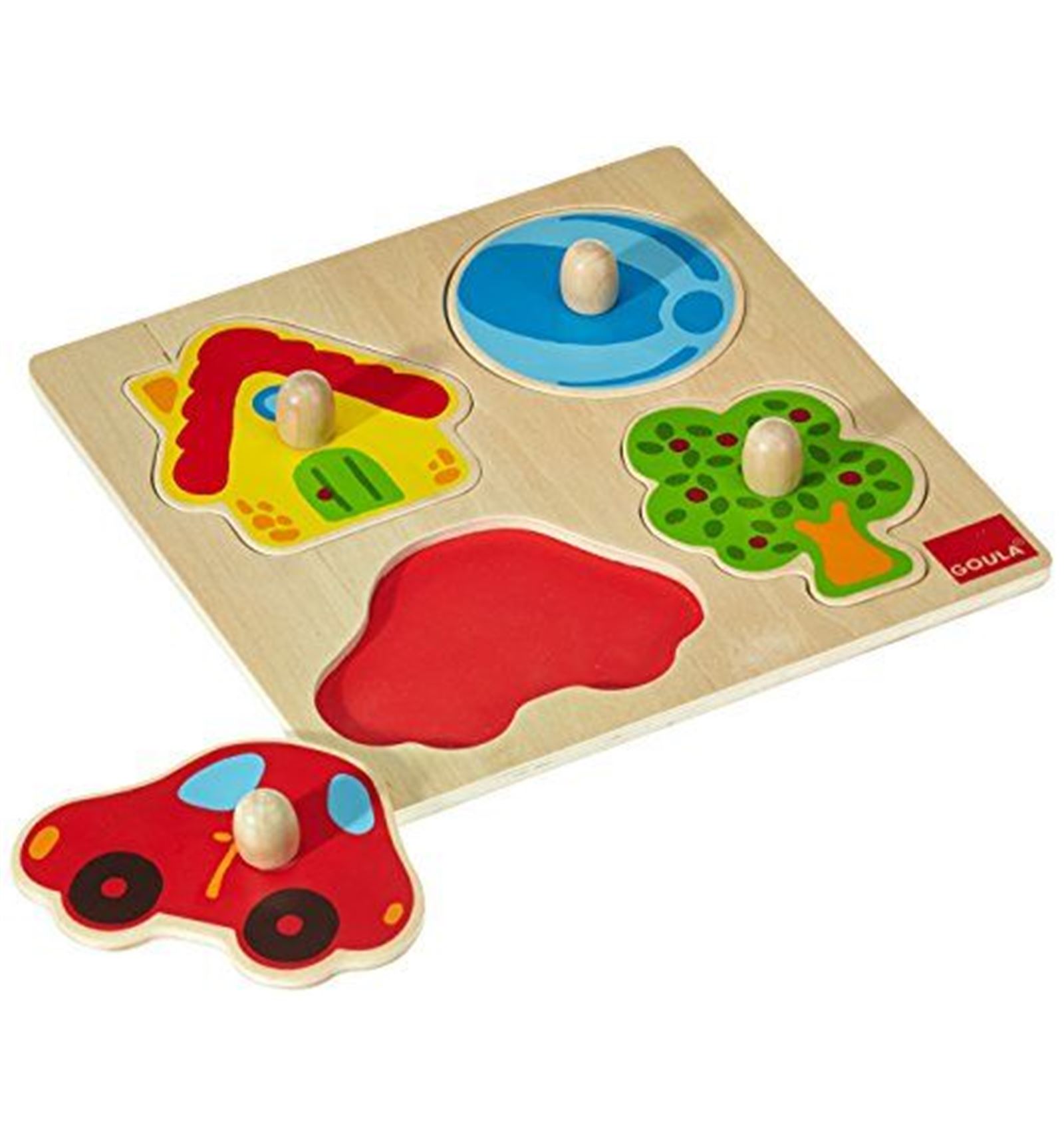 ****descatalogado**** PUZZLES ENCAJE 4 PIEZAS *** PUZZLE COLOR ***