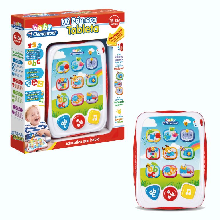 ****descatalogado cambiar por la referencia 14948**** MI PRIMERA TABLET/SMARTPHONE BABY CLEMENTONI REF: 55178