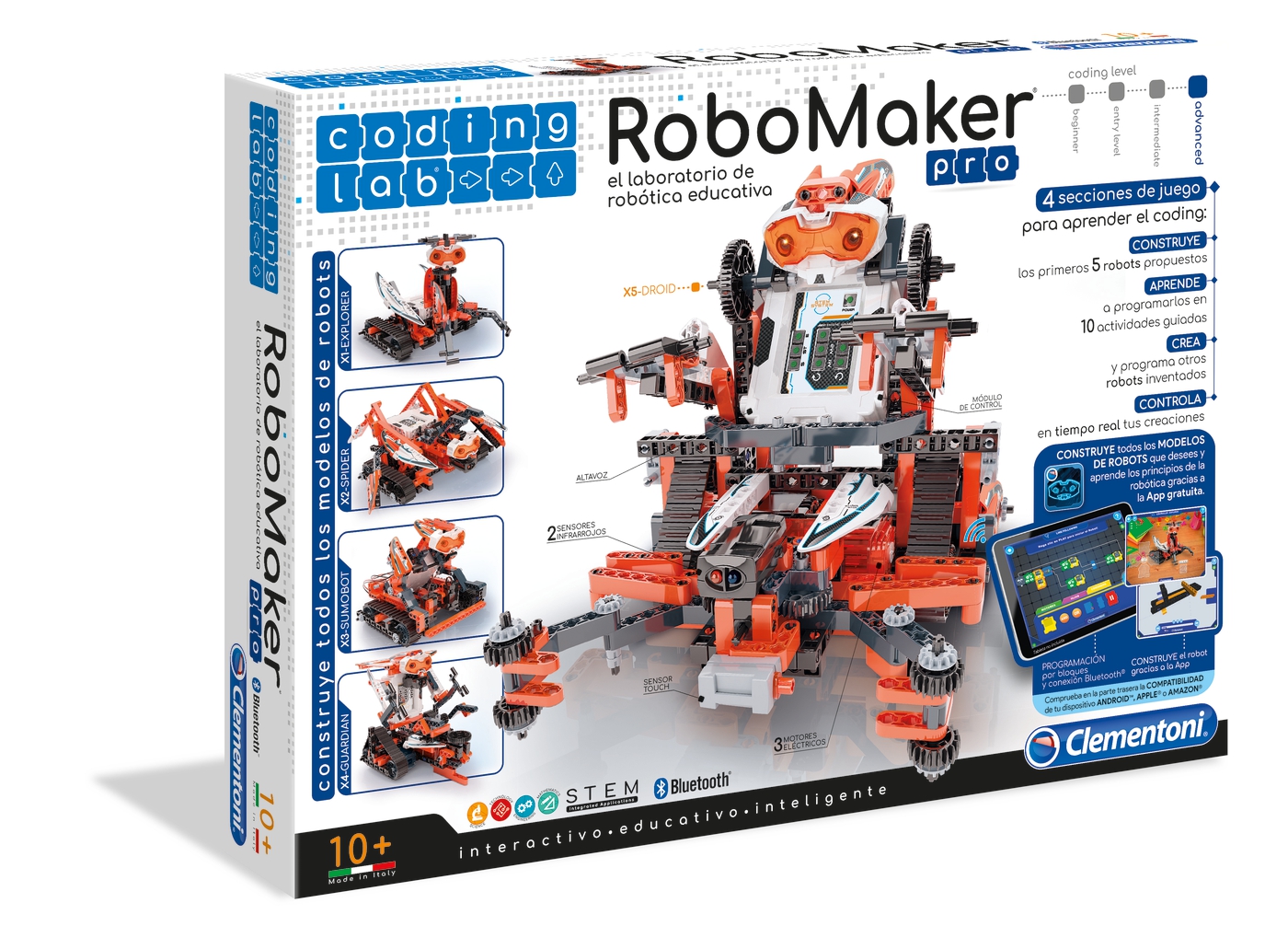 ***descatalogado cambiar por la referencia 55379**** ROBOMAKER KIT ROBOTICA EDUCATIVA ROBOT CIENCIA Y TECHNOLOGIA REF. 55239