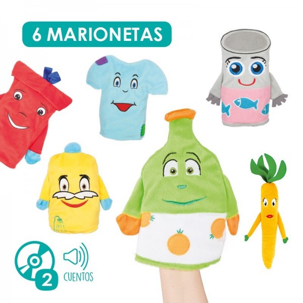 ***descatalogado cambiar por la referencia 64005*** MARIONETAS LA VIDA DEL RECICLADO