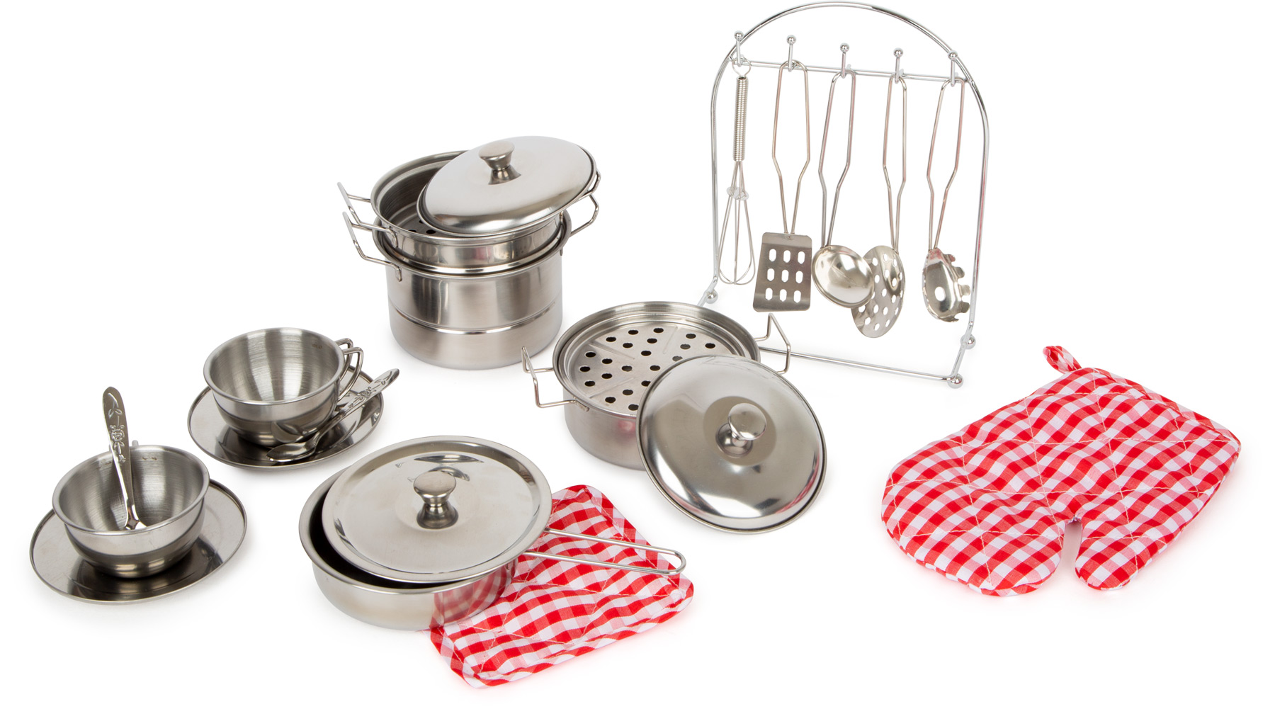 ***descatalogado*** codigo alternativo 8968**** SET DE COCINA INTANITL METALICO 20 PIEZAS REF: L11752